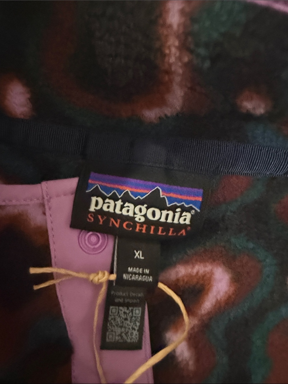 Patagonia Women's Synchilla Snap-T Fleece Pullover XL Soft Spirea Dried Vanilla - Picture 4 of 5